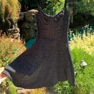 Black American Apparel bustier skater dress